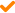 Orange checkmark symbol indicating approval, confirmation, or completed task for dental services.